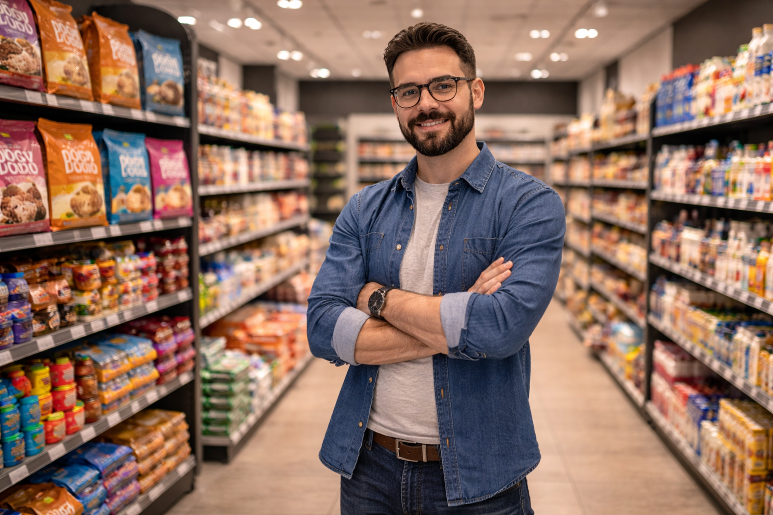 pet business owner happy pet inventory customer